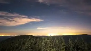 Night Sky Time Lapse - Table Rock Wilderness - Oregon