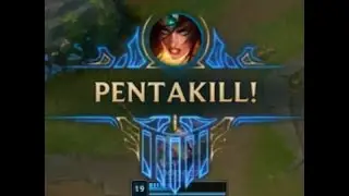 Insane 3 Second Sivir URF 1v5 PentaKill