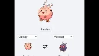 Ro Draws: Pokemon Fusion Clefairy & Venonat