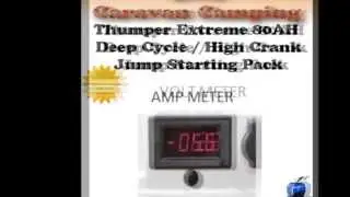 Thumper Extreme 80AH Deep Cycle High Crank Jump Starting Battery Pack- EXT80AH