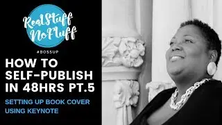 Self-Publishing in 48 Hrs: Design Book Cover Using Keynote