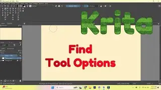 How To Find Tool Options In  Krita  | Let`s Do Tech | Krita Tutorials
