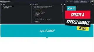How to create a 'Speech Bubble' in CSS