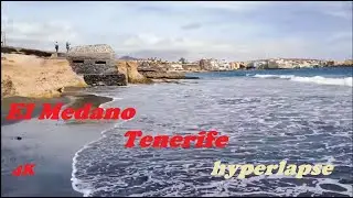 Hyperlapse, beach walk on Playa del M&eacute;dano, Tenerife, March