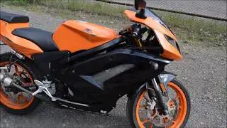 2007 Rieju RS2 50cc In Depth Tour, Start up, Exhaust, Review