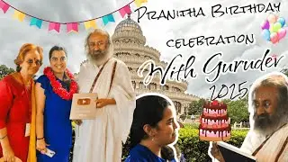 From San Francisco to Bangalore Celebrating @pranithar Birthday with Gurudev Sri Sri Ravi Shankar