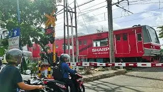 [𝗧𝗘𝗥𝗕𝗔𝗥𝗨‼️] Hunting KRL Commuter & Railink di Perlintasan baru JPL 8B.1 & JPL 8B.2 Jembatan Gantung