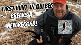 First Time Hunting In Quebec and He Finds His Oldest Coin Yet! Smashes The 1700 Club!