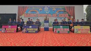 A thrilling quiz competition between Chandgi Ram, Dhyan Chand, Milkha Singh, and Kapil Dev Houses.