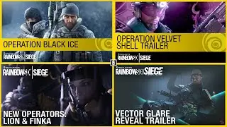 Every R6 DLC Operator REVEAL CINEMATIC TRAILERS so far (Buck - Sens :2016 - 2022)- Rainbow Six Siege