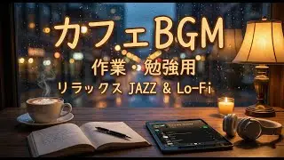 【作業用BGM】【商用利用可能】最高の集中力をもたらすカフェ音楽 - 勉強・仕事・読書のためのリラックスJazz & Piano