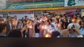 Peaceful candle light march for Manipur Victims at Mg marg Gangtok🕯️🕯️🙏🏻