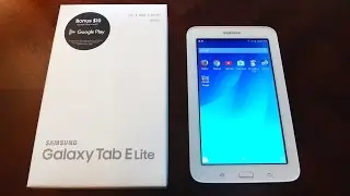 Samsung Galaxy Tab E Lite 8 ГБ, белый (распаковка и обзор)