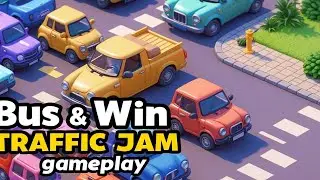 Bus & Win &ndash; Traffic Jam 🚌🚦 | Brain Puzzle Traffic Gameplay (Android)