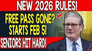 🚨 Free Bus Passes SCRAPPED? New Travel Rules From 5 Feb 2026 Explained