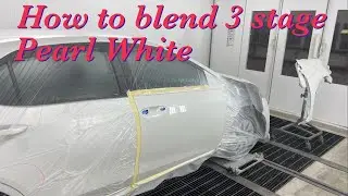 Blending 3 stage pearl white with Axalta!
