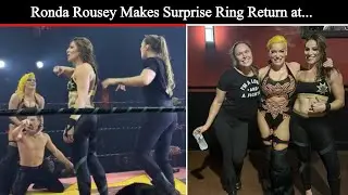 Ronda Rousey Makes Surprise Return at Lucha Vavoom Event | WWE News #rondarousey
