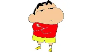 shinchan drawing//shinchan family drawing easy//shinchan drawing with friends and smart painting
