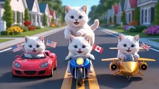 Mama Cat Turns Fur Into a Tiger Hat for Kittens 🐯🐱 | Emotional AI Cat Story 
