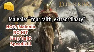 Crush Malenia in 60 seconds with this build 🔥 | NG+7 | Easy cheese