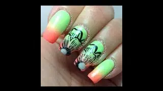 Ohmygoshpolish Flowers Stamping mani