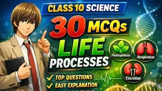 👉 Life Processes Class 10 | 30 MCQs | Board Most Imp