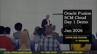 Oracle Fusion SCM Online Training Demo Day 1 Jan 2026 | Functional & Online Course | 100% Job Assist