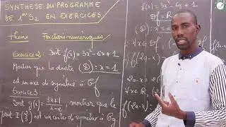 Exercices - Première S - Mathématiques : Synthèse du programme / Fonctions numériques / M. Boye