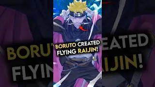 How Boruto Created His Own Flying Raijin?