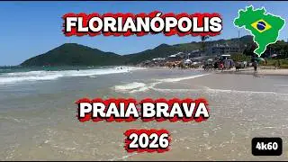 Maravilhosa Praia Brava 4k. Florian&oacute;polis, Brasil. || Amazing Praia Brava beach at Floripa.