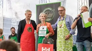 Il Campionato Mondiale di Pesto al Mortaio all'Ocean Race di Genova 2023