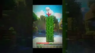 Epic Cactus Moment in Minecraft #shorts #minecraft