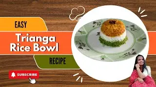 Trianga Rice Bowl 🇮🇳 | Healthy & Colorful Tricolor Rice Bowl Recipe
