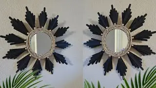 How to Make Wall Hanging with Ice Cream Sticks | DIY Room Decor | 