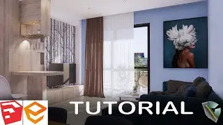 HOW TO MAKE A REALISTIC CURTAIN SHADOW BY ENSCAPE & SKETCHUP