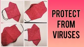Different design of 3D face mask to protect viruses/No fog on glasses, simple and easy method.
