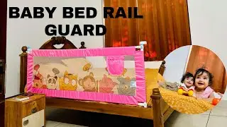 വാവയെ സുരക്ഷിതമായി കട്ടിലിൽ കിടത്താം| Luvlap Baby Bed Rail Guard Installation || Bed Rail Malayalam