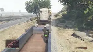 GTA V TRAIN RAMPAGE FIVE STARS WANTED LEVEL 