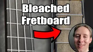 How to bleach a Fretboard | Amaranth & Wenge