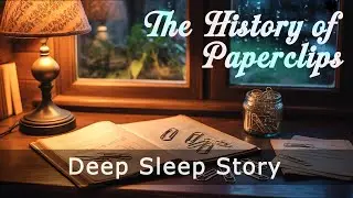 😴CALM Story For Sleep ✨ &ldquo;The History of Paperclips Nobody Asked For&rdquo; | NO ADS  - Black Screen 