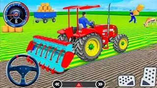 Modern Tractor Farming Driving Simulator 3D Gameplay | New Farming Game Android 