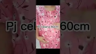 Piyama 3/4 Jumbo baju tidur jumbo
