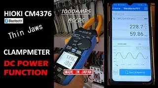 [cc] Hioki CM4376 Thin Jaw AC DC Current Clamp Meter for Solar, EV & DC Power