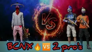 BCNX 🆚 2 pro road players.... 🔥 #trending #youtube #freefire #ffmoments #freestyle