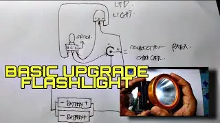 BASIC FLASHLIGHT UPGRADED 👍😎 #diy #flashlight #upgrade