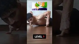 The hardest anime poses lvl 1 to lvl 10 #workout #anime #amazing #training #manga #gym #flexibility