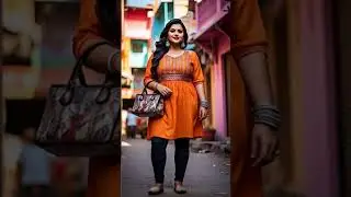 Bold Street Style in Orange | Curvy Fashion Inspiration #Shorts