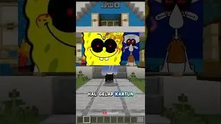 hal gelap kartun Spongebob #minecraft #shortsfeed #shorts #funny @GentaSoul