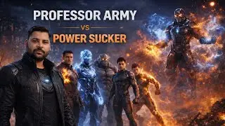 Professor Army vs Power Sucker 🔥 Epic Superhero Battle | Avengers Style Action Movie