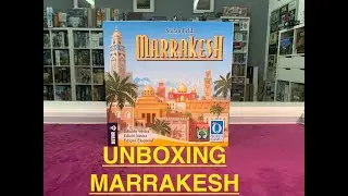 Unboxing Marrakesh juego de mesa. Abriendo Marrakesh.